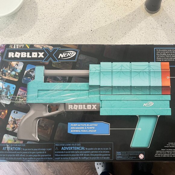 Roblox x NERF SharkBite Rocket Launcher - Picture 2 of 2
